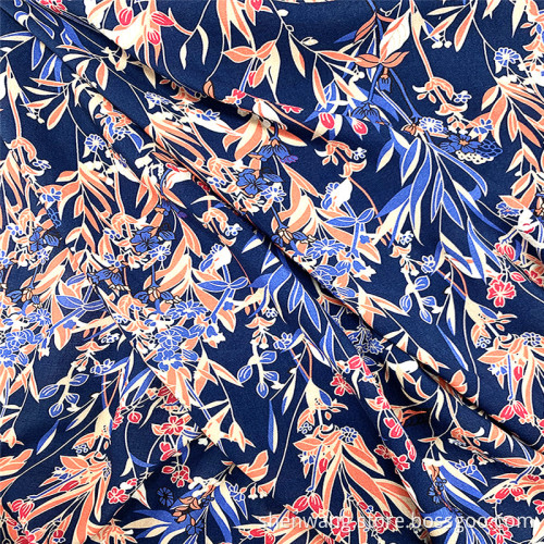 Beautiful Floral Printing Rayon Ladies Summer Fabrics